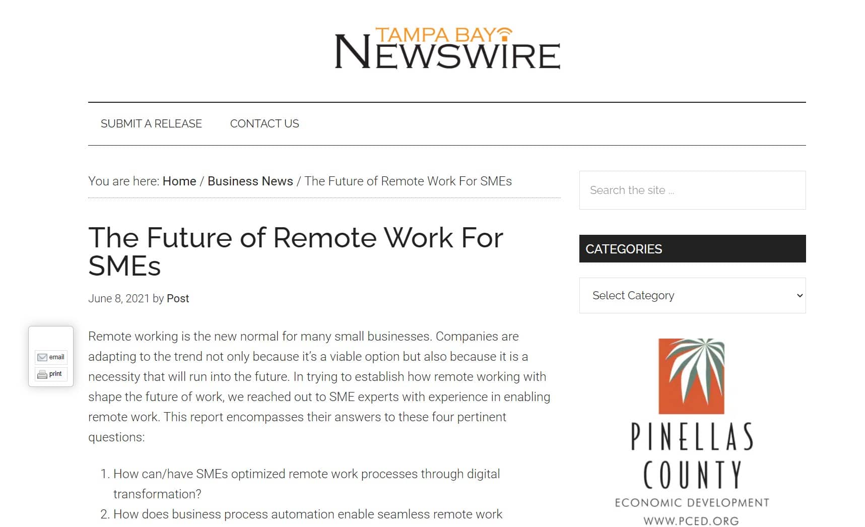 The Future of Remote Work For SMEs